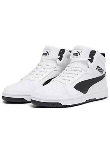 Rebound v6 Hi-Top Trainers by Puma | Look Again