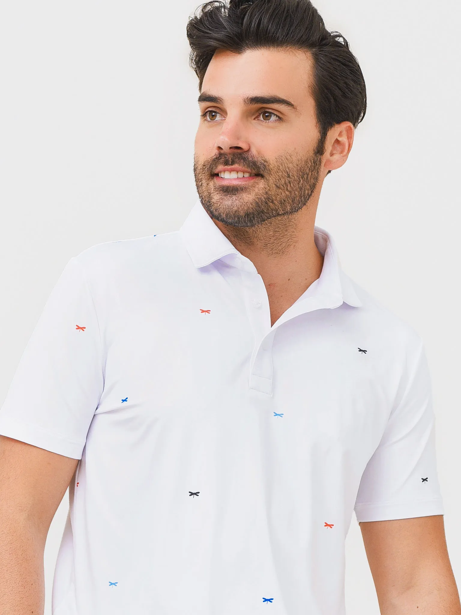     REDVANLY  Men's Morton Polo    