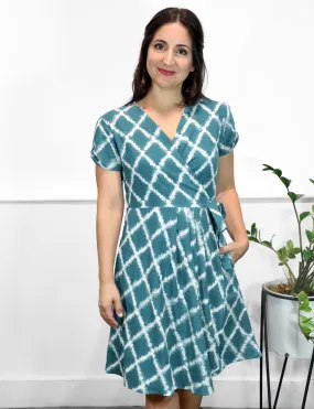 Regal Organic Cotton Wrap Dress