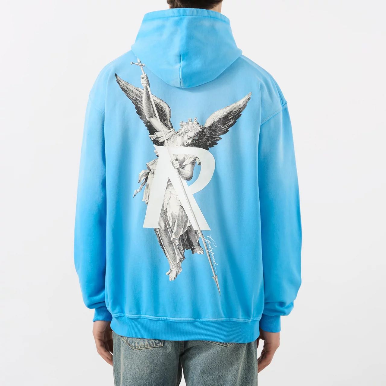 REPRESENT Archangel Print Hoodie - Blue