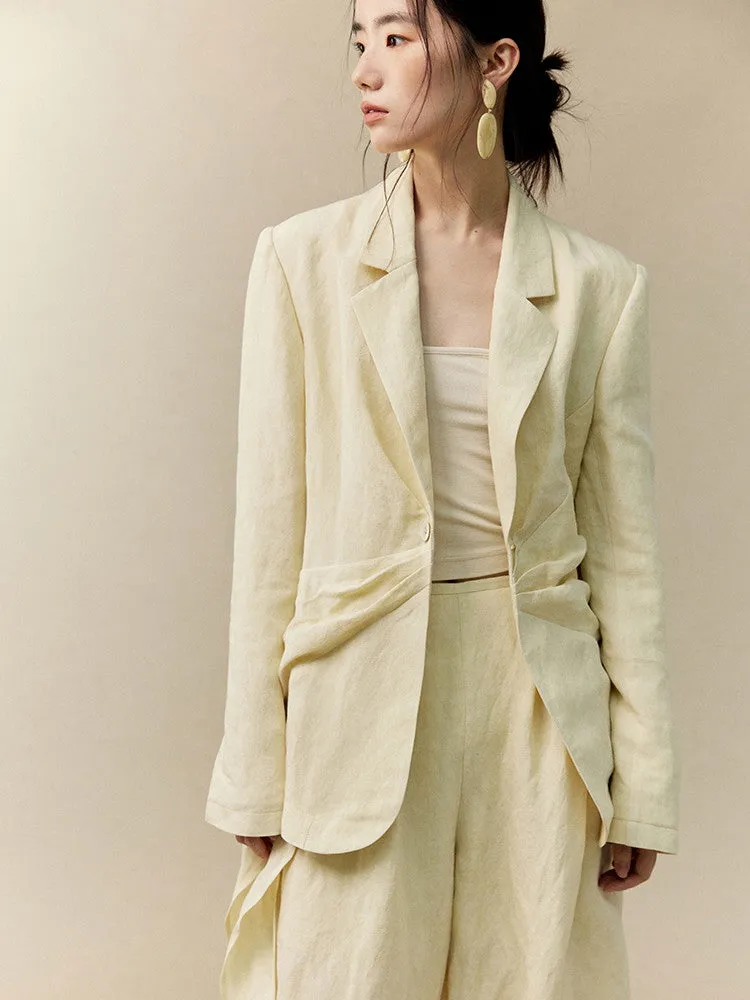 Retro Simple Wrinkled Casual Classy Jacket