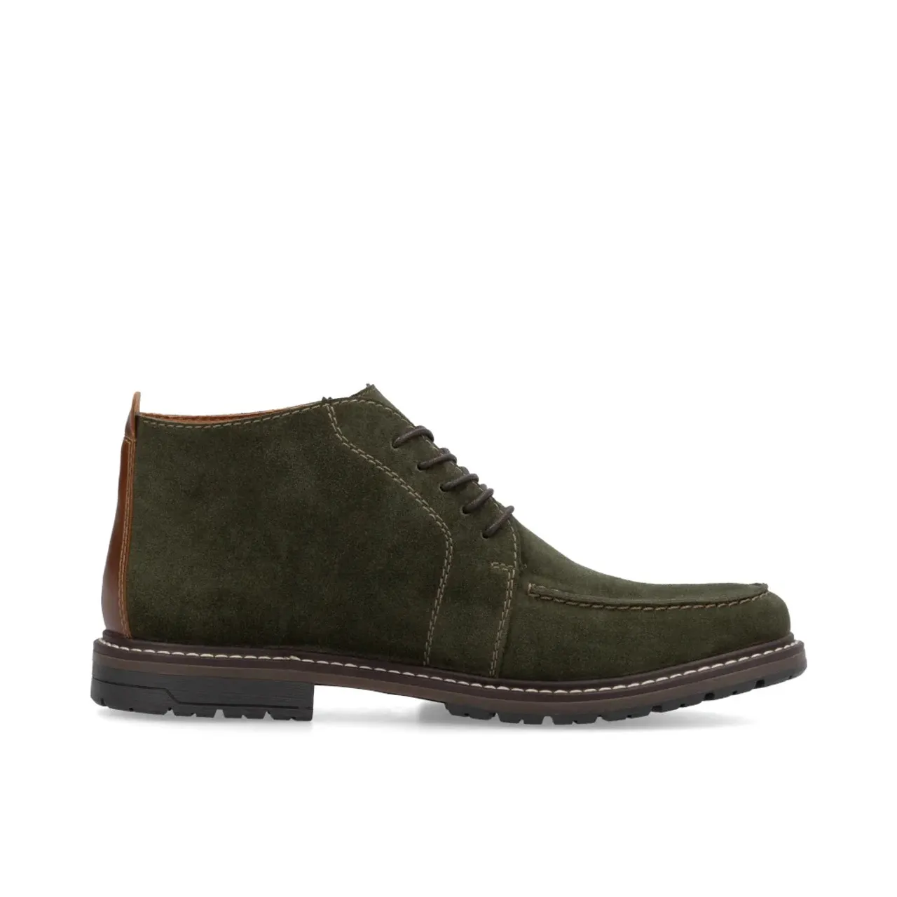 Rieker 13700-54 Olive Smart Suede Ankle Boot