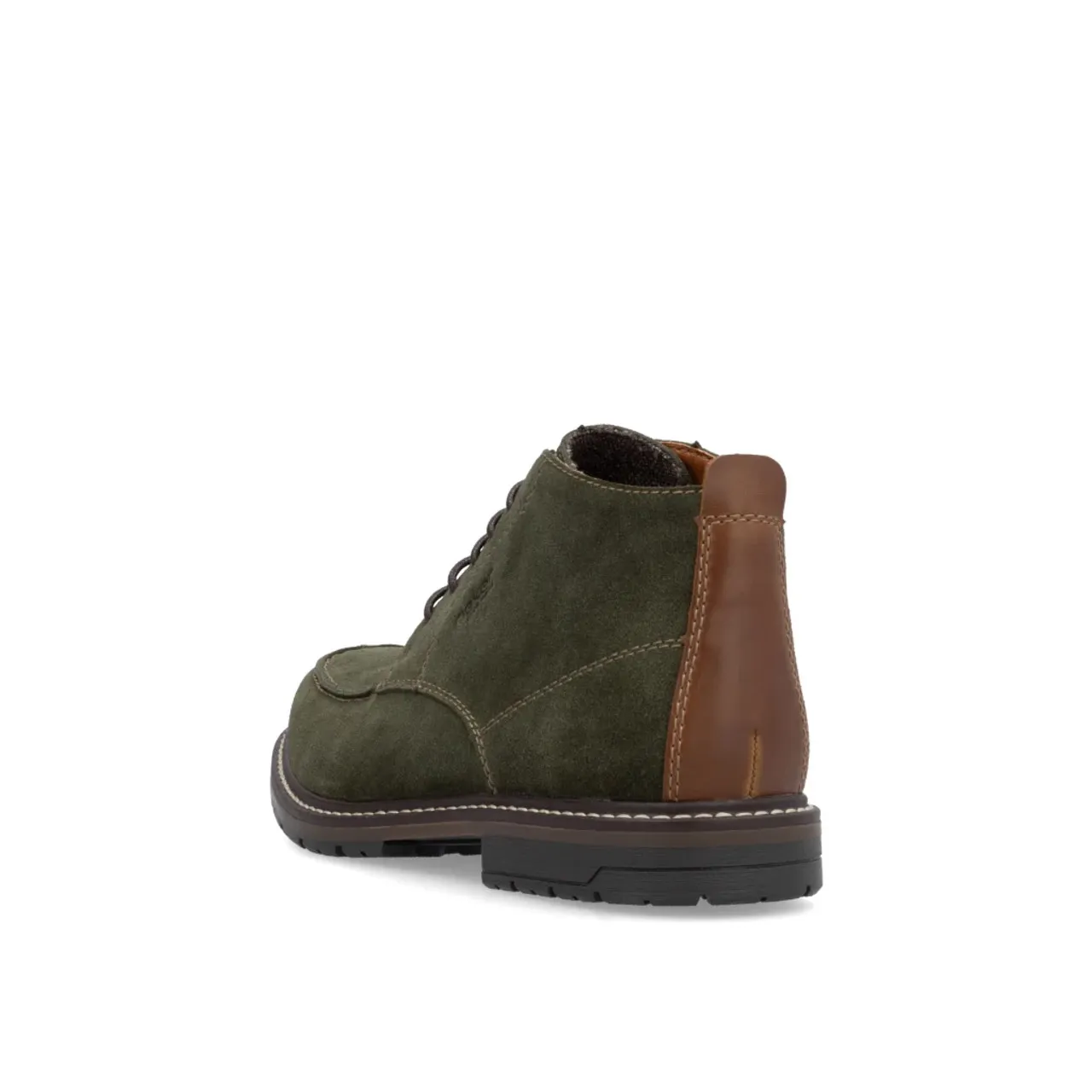 Rieker 13700-54 Olive Smart Suede Ankle Boot