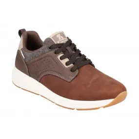 Rieker  Mens 07005-22 Bendigo Brown Combi Lace-Up Trainers