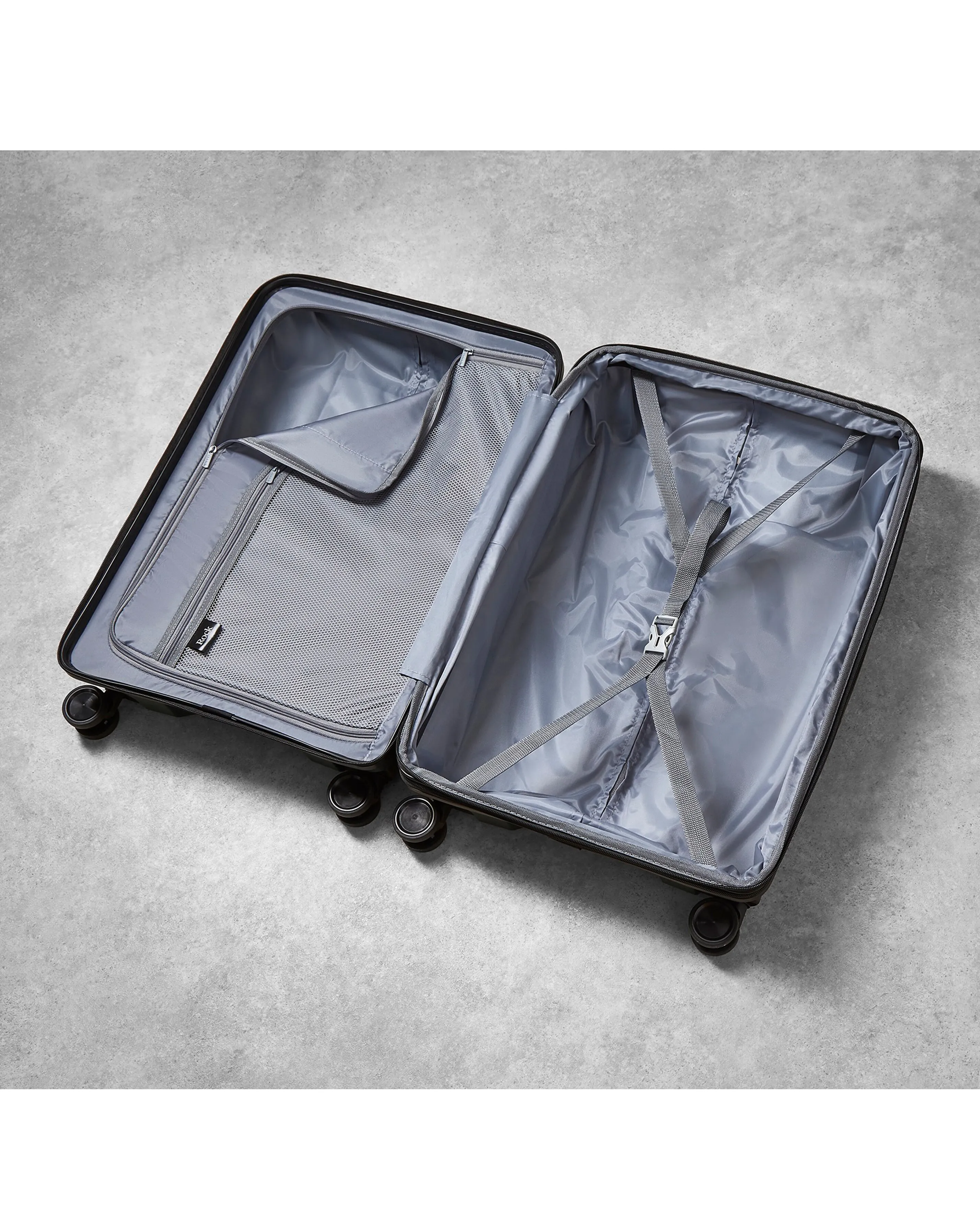 Rock Vancouver Forest Green Large Suitcase | Simply Be