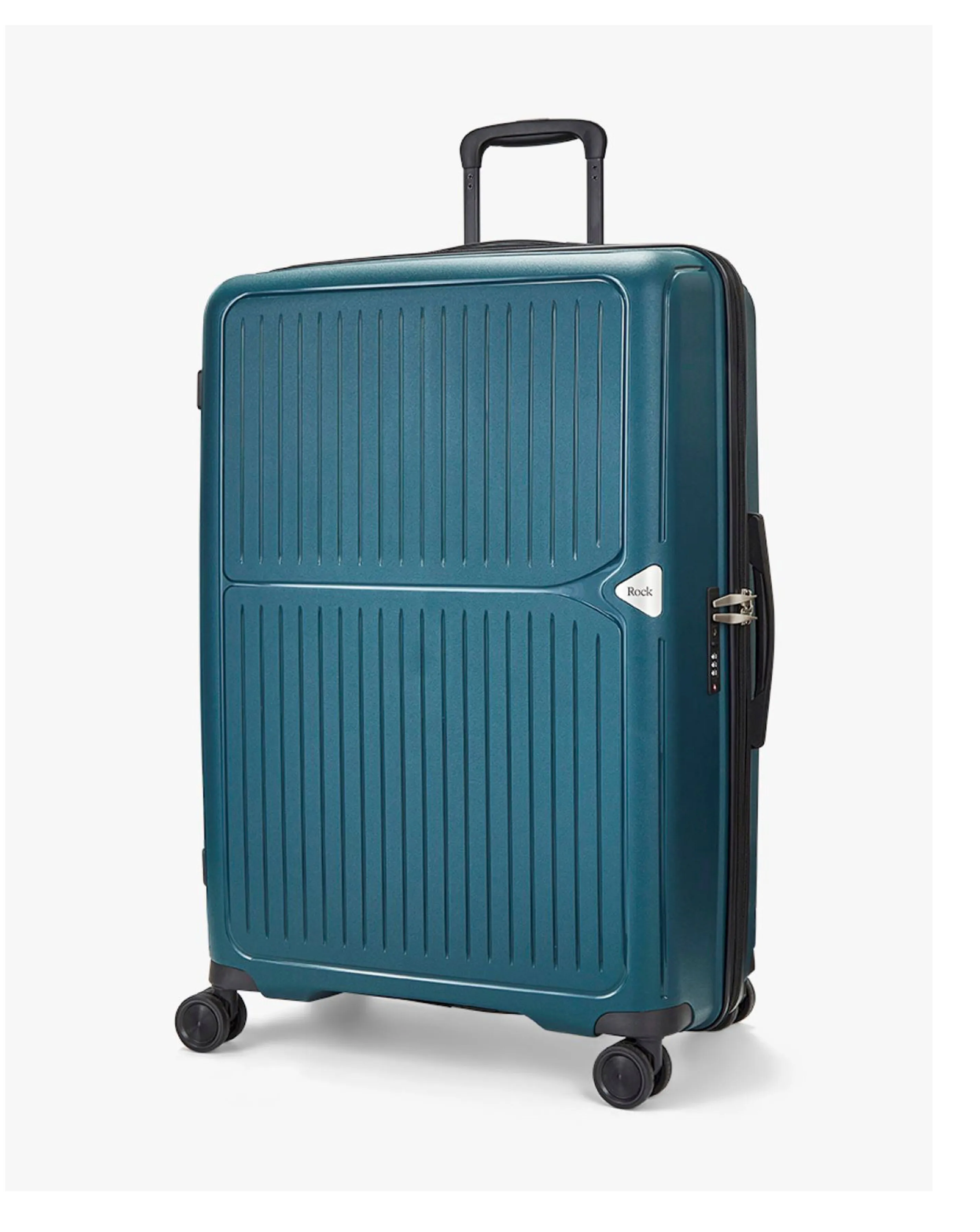 Rock Vancouver Forest Green Large Suitcase | Simply Be