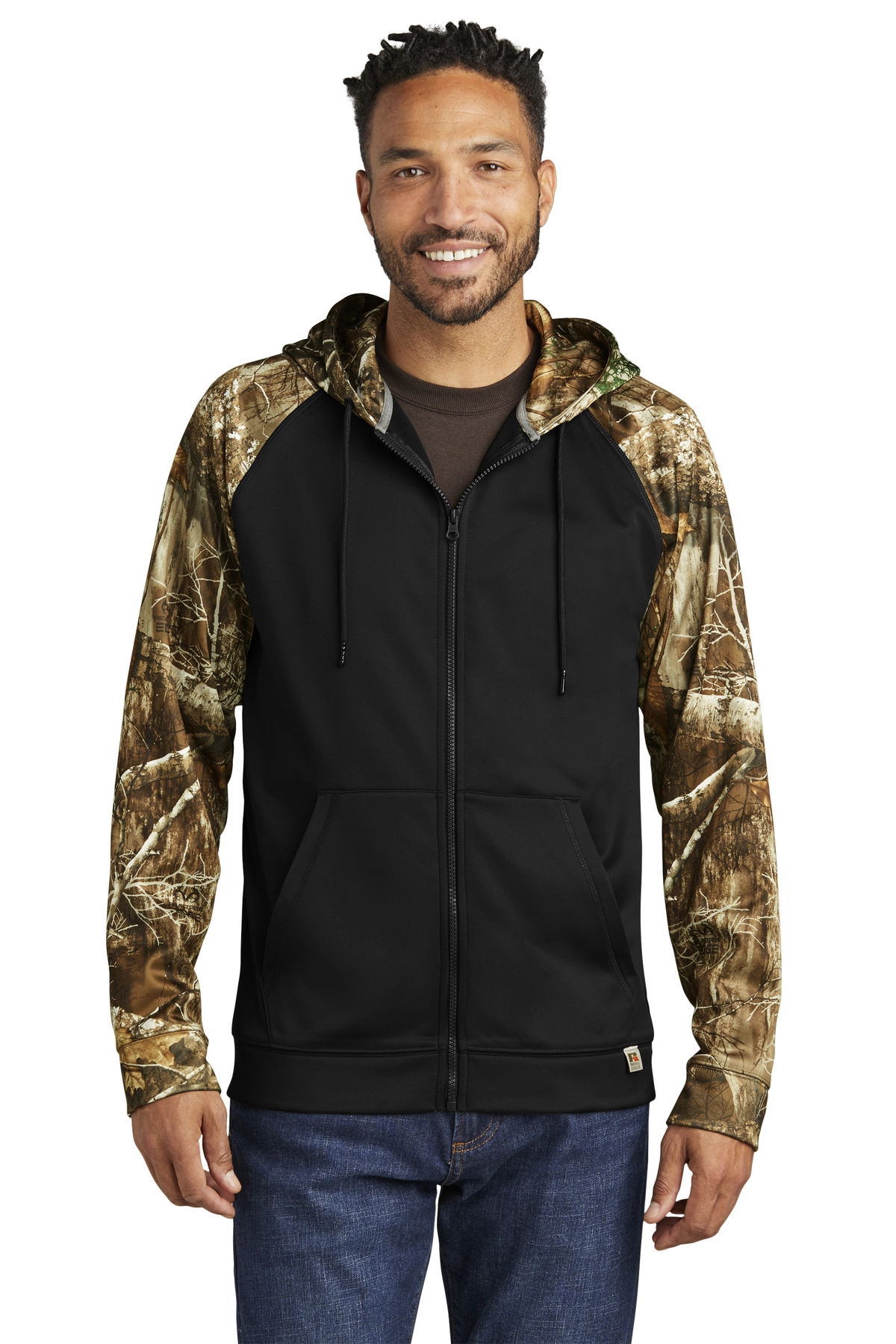 Russell Outdoor RU452 s Realtree Performance Colorblock Full-Zip Hoodie SKU: RU452