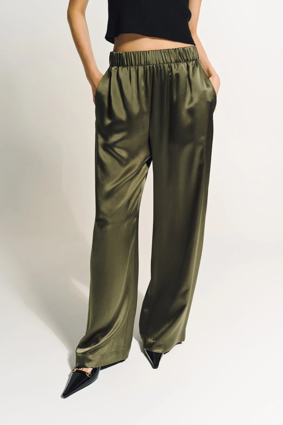 SABLYN | BRYNN SILK WIDE LEG PANTS