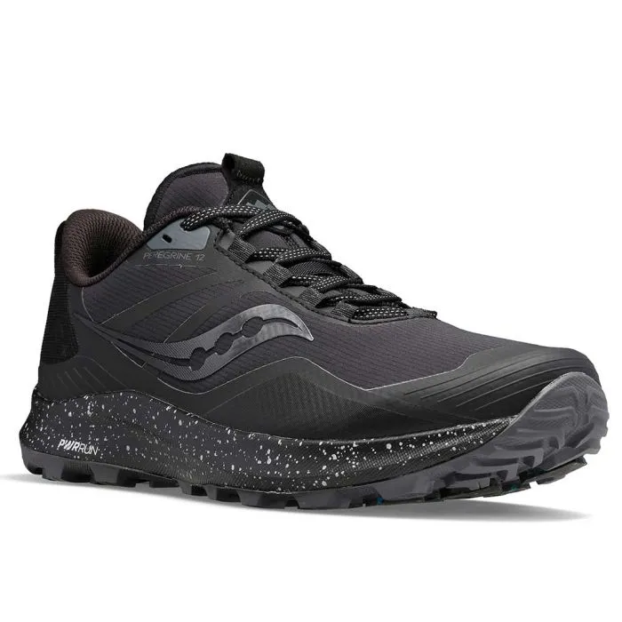 Saucony Men's Peregrine Ice+ 3 Black Shadow