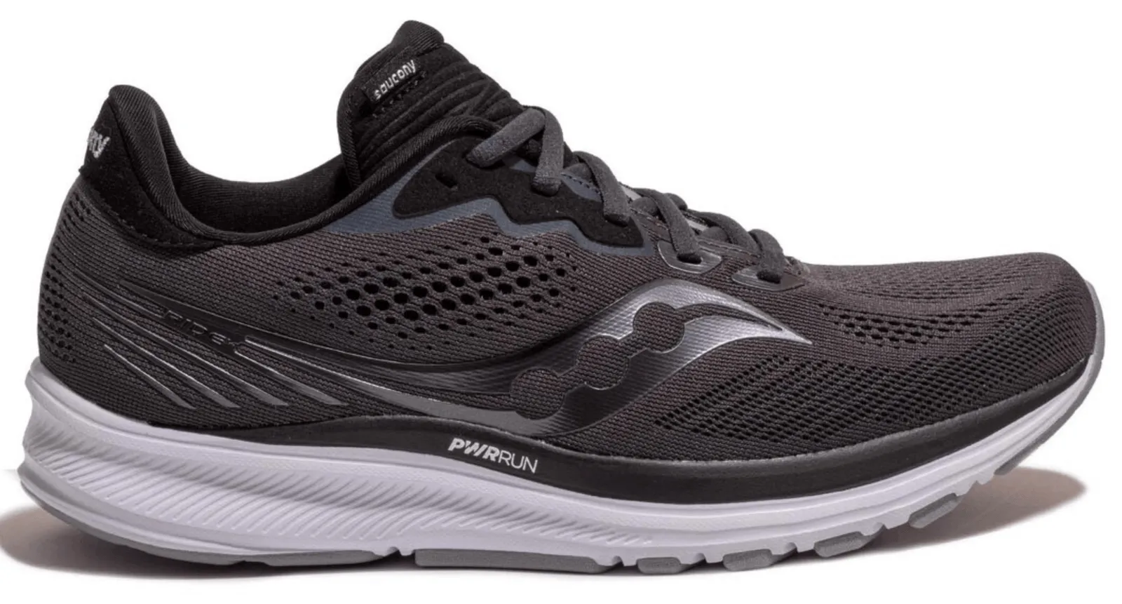 Saucony Mens Ride 14 - Charcoal/Black