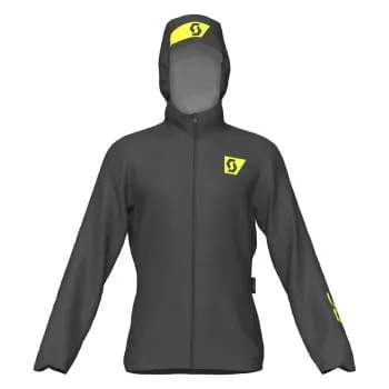 Scott  RC Run Mens Waterproof Running Jacket Black/Yellow