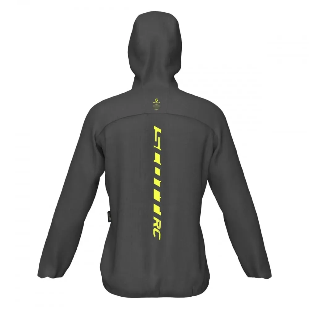 Scott  RC Run Mens Waterproof Running Jacket Black/Yellow