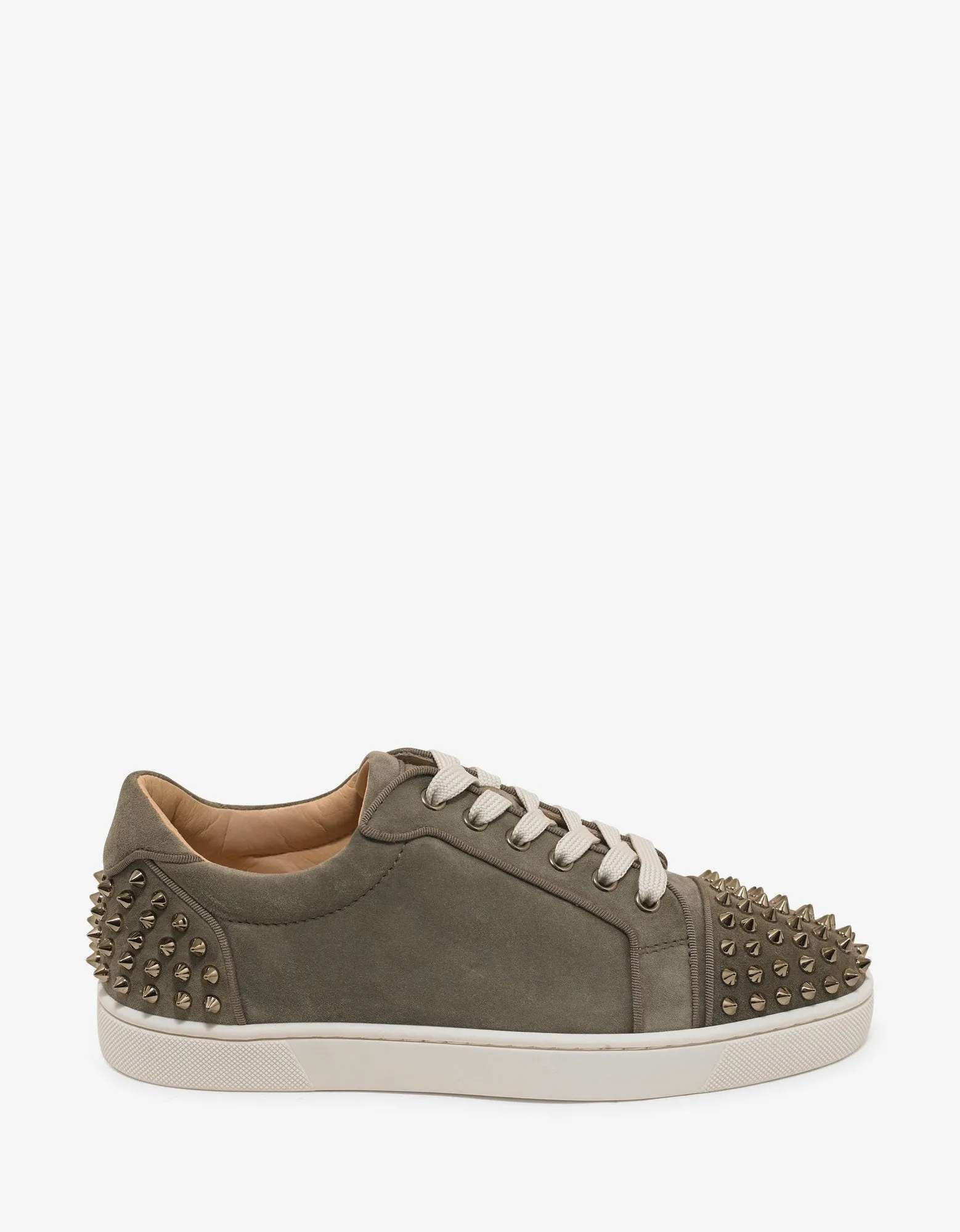 Seavaste 2 Orlato Khaki Suede Leather Trainers