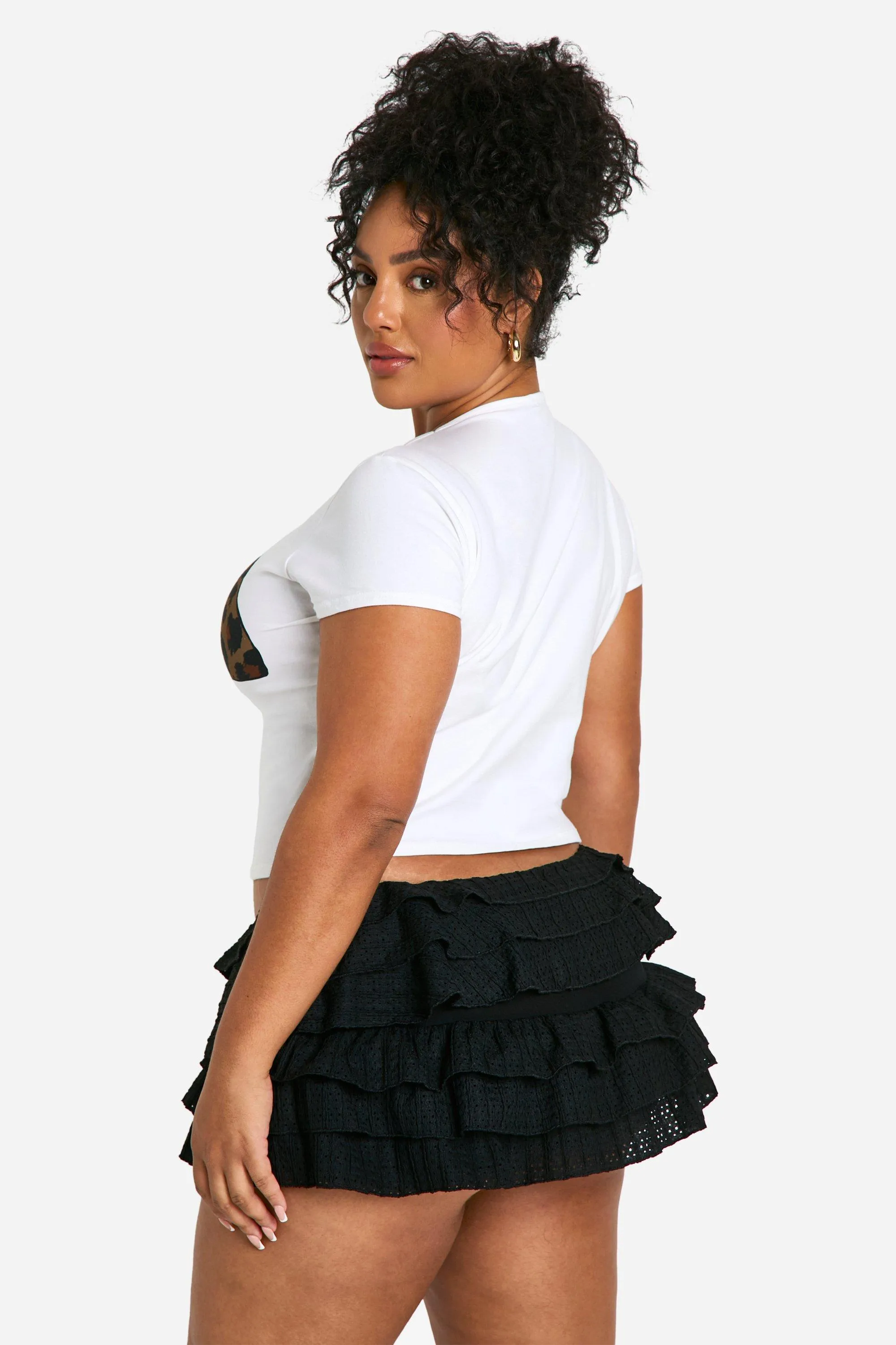 Shorts | Plus Frill Shorts | boohoo