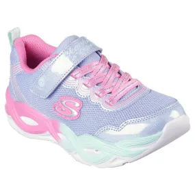 Skechers Kids' S-Lights: Twisty Glow Junior Trainers Periwinkle / Multi - SS24