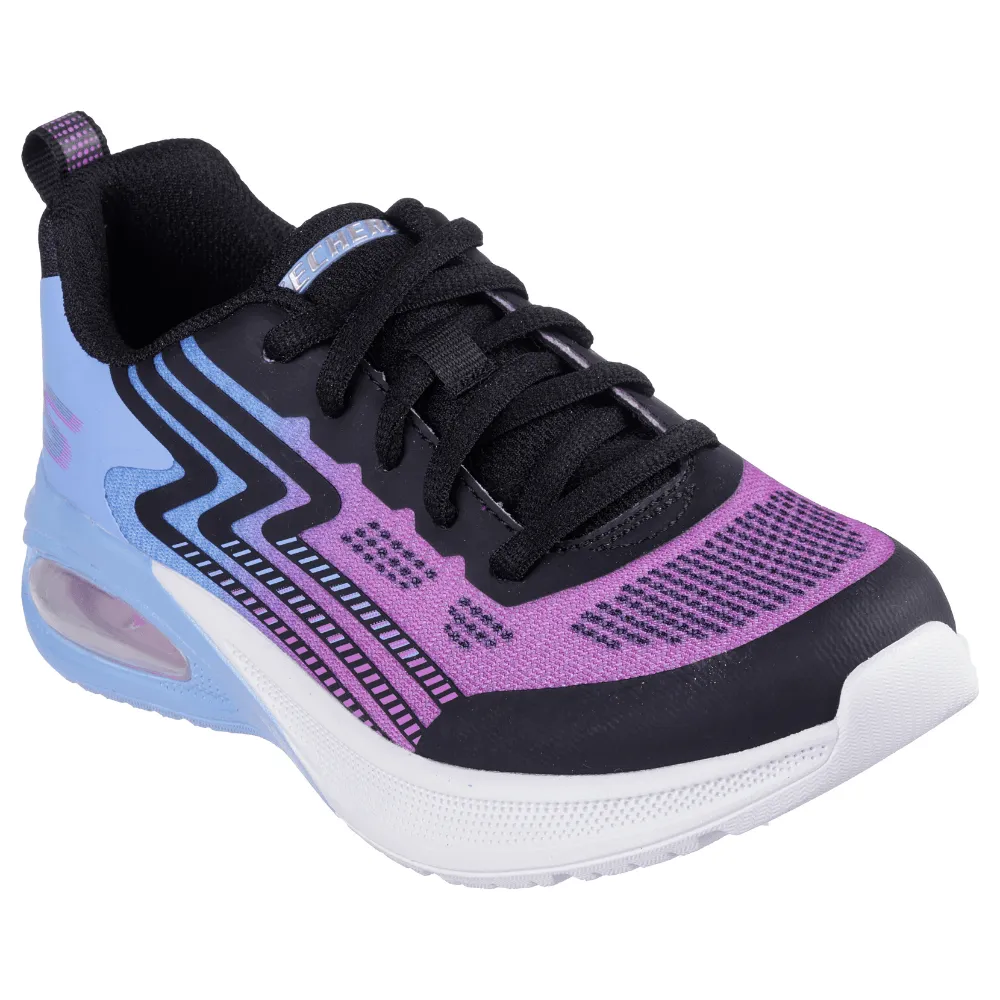 Skechers Microspec Max Advance Trainers in Periwinkle Pink