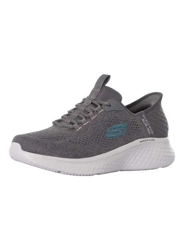 Skechers Slip-ins Skech-Lite Pro Trainers - Charcoal/Blue