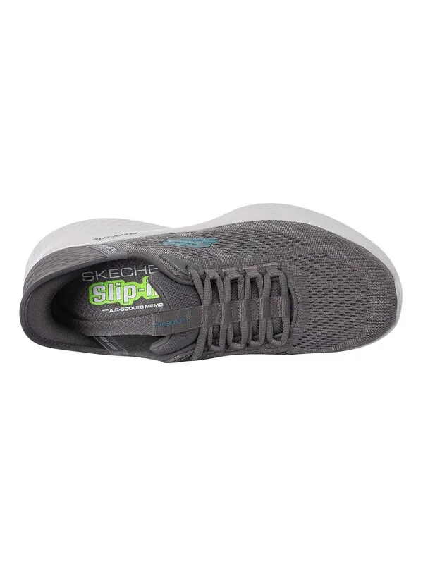 Skechers Slip-ins Skech-Lite Pro Trainers - Charcoal/Blue