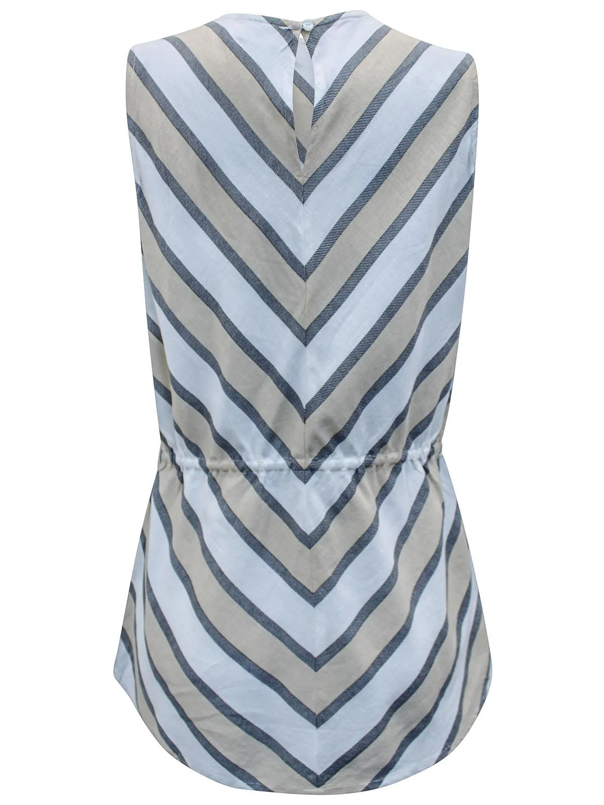 Sleeveless Chevron Print Anna Top