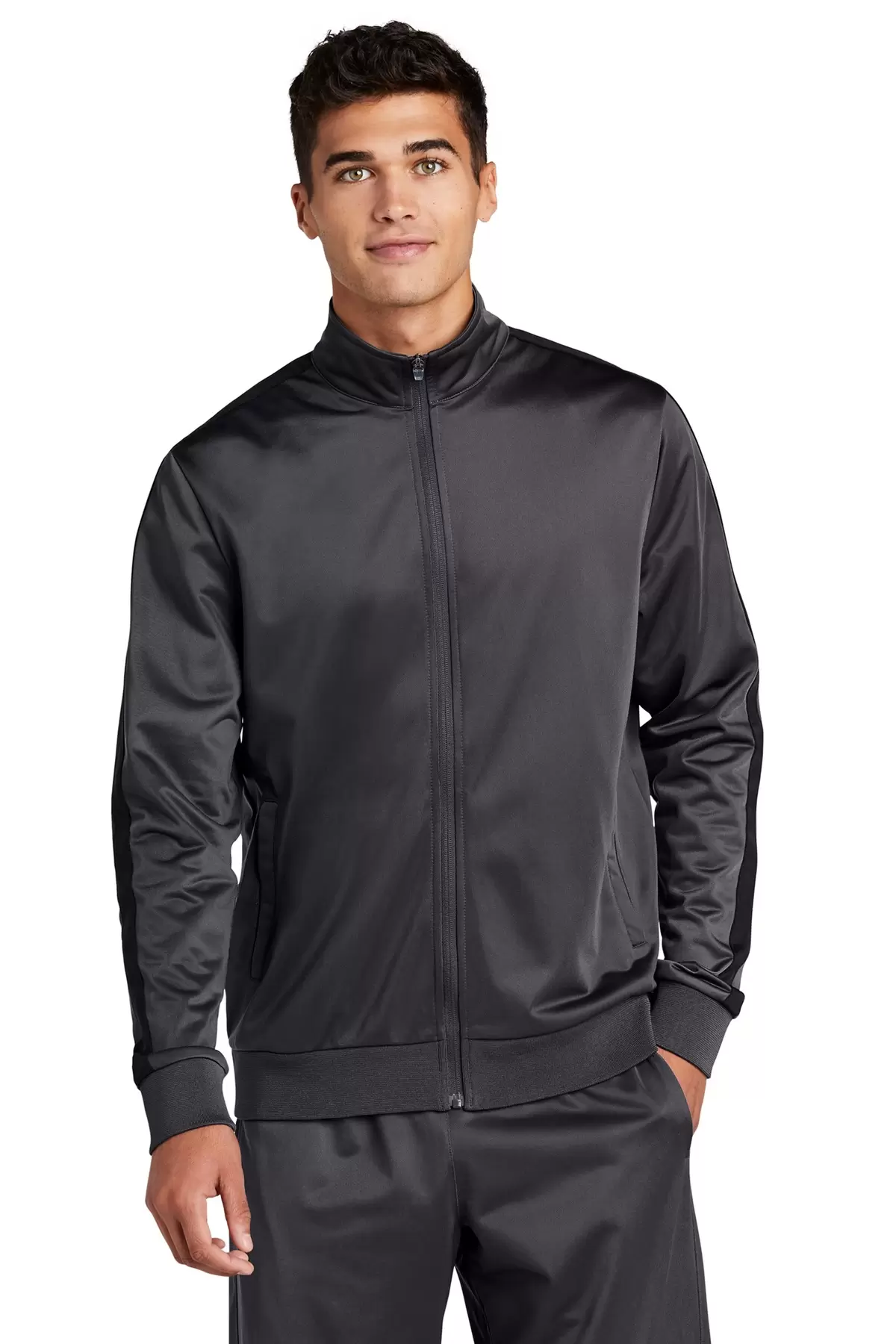 Sport Tek JST94 Sport-Tek    Tricot Track Jacket SKU: JST94