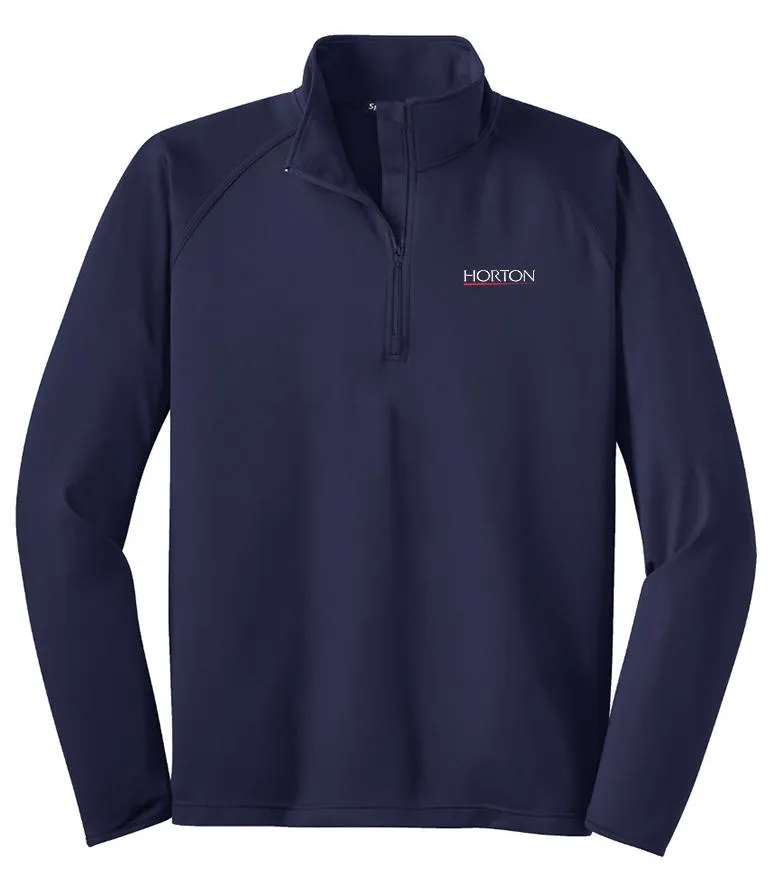 Sport-Tek Sport-Wick Stretch 1/2-Zip Pullover ST850 True Navy [Horton Group]