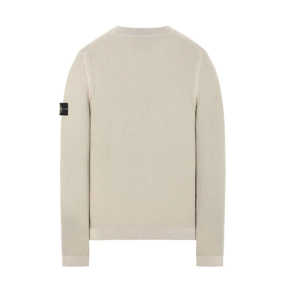 Stone Island Pigment DYE Knit Pullover (Dark Beige)