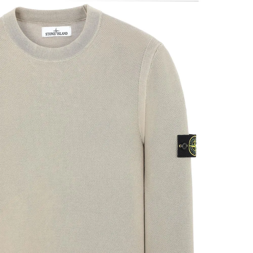 Stone Island Pigment DYE Knit Pullover (Dark Beige)