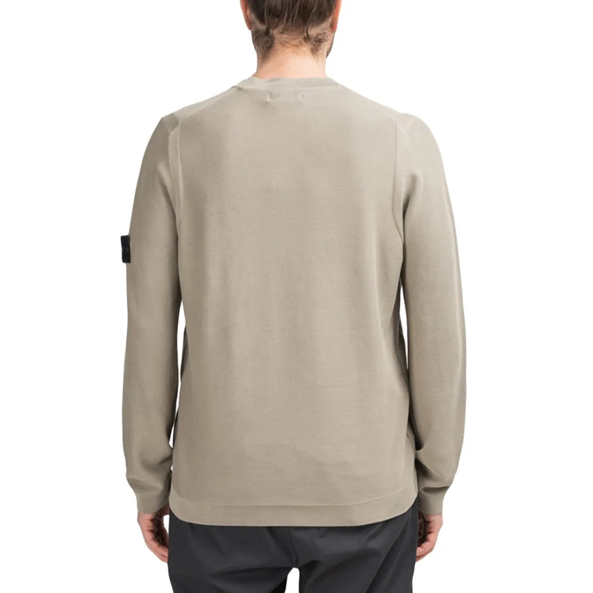 Stone Island Pigment DYE Knit Pullover (Dark Beige)