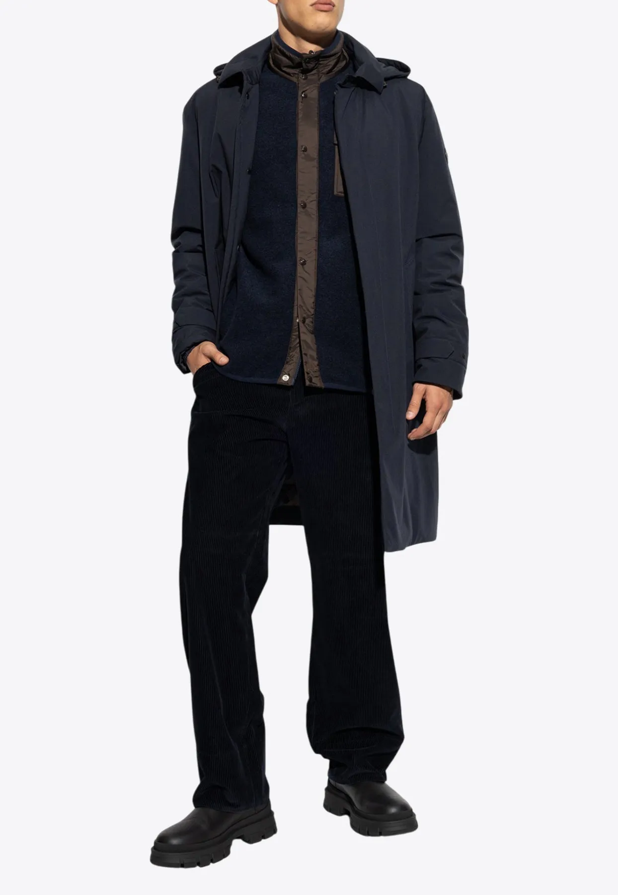 Straight-Leg Corduroy Pants