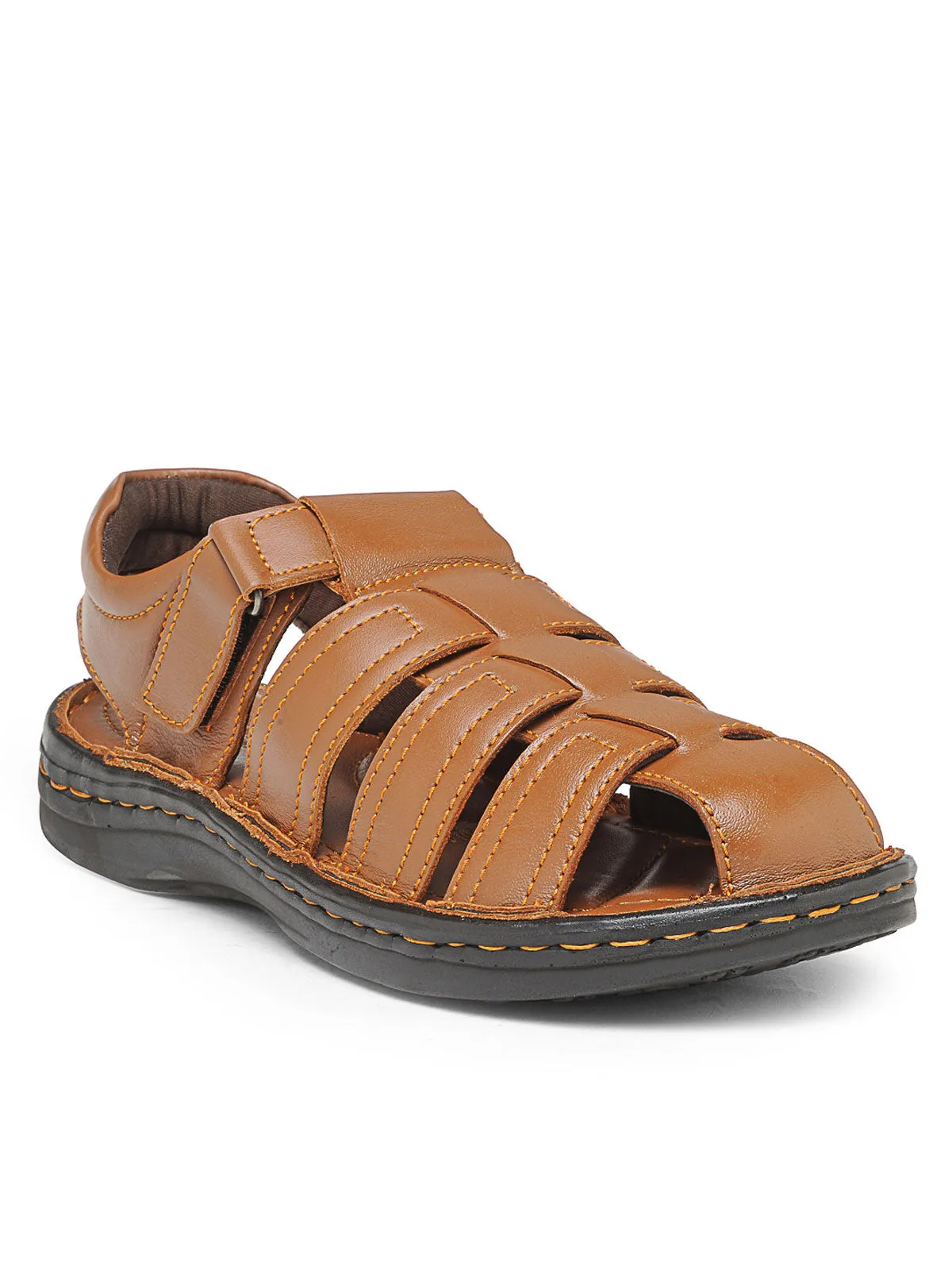 Teakwood Men's Real Leather Sandals