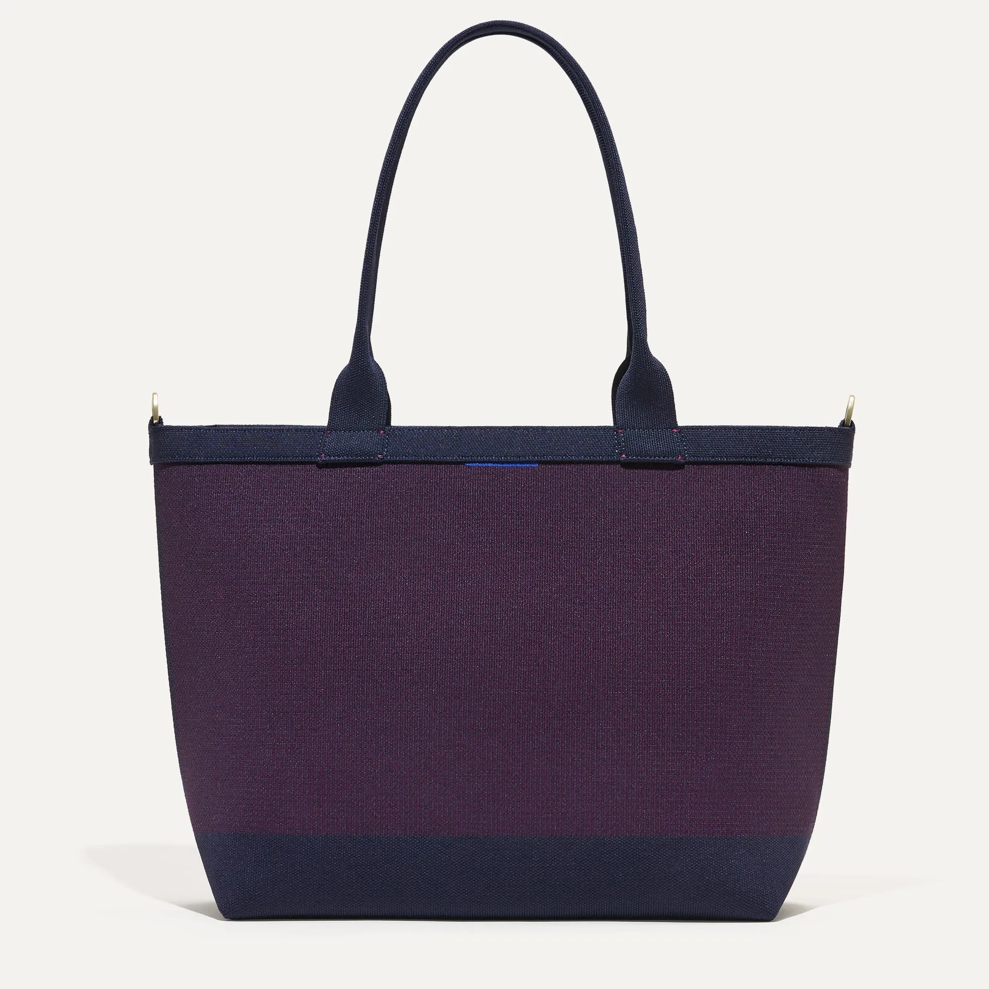 The Lightweight Zip Tote in Dark Aubergine