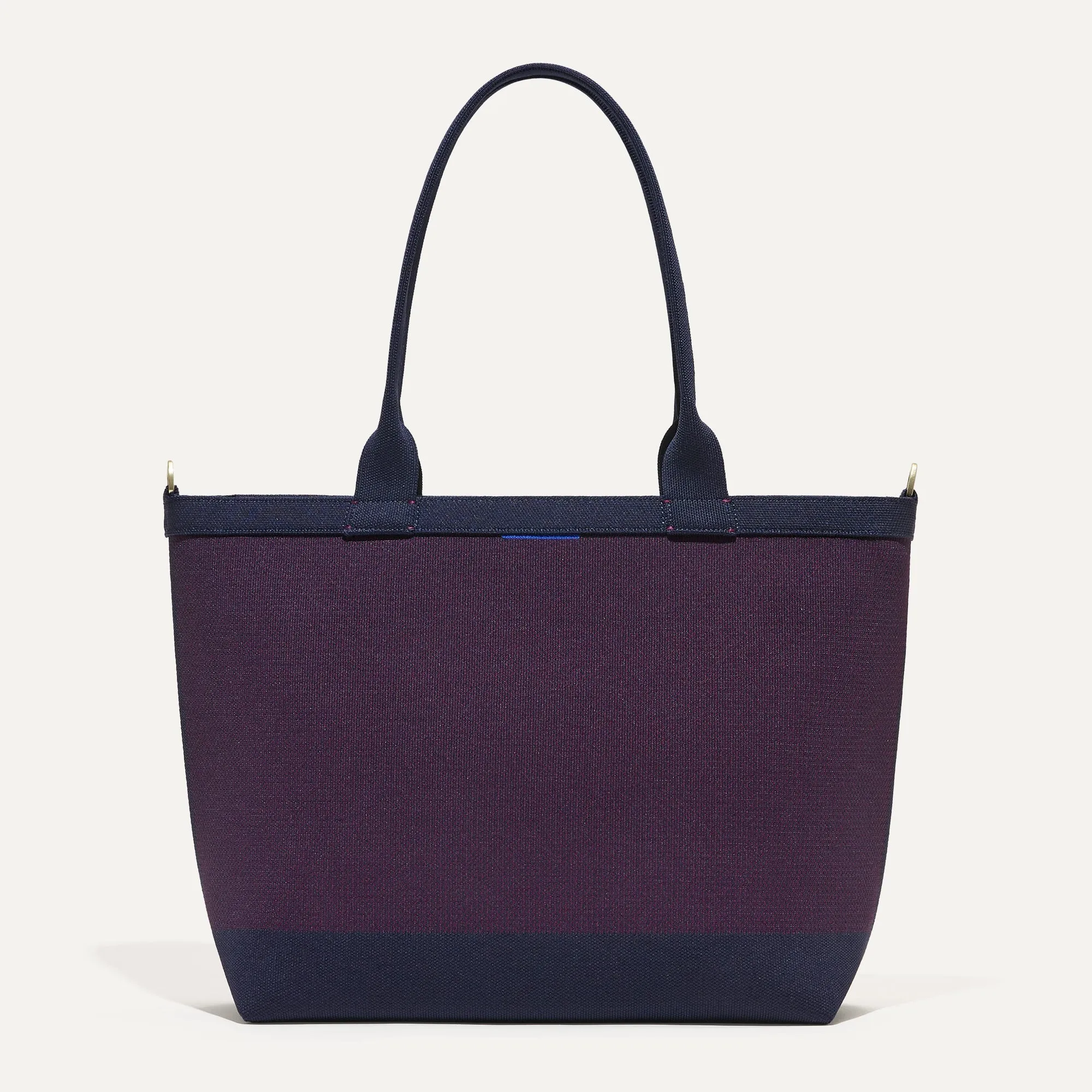 The Lightweight Zip Tote in Dark Aubergine