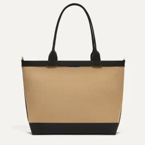 The Lightweight Zip Tote in Shortbread