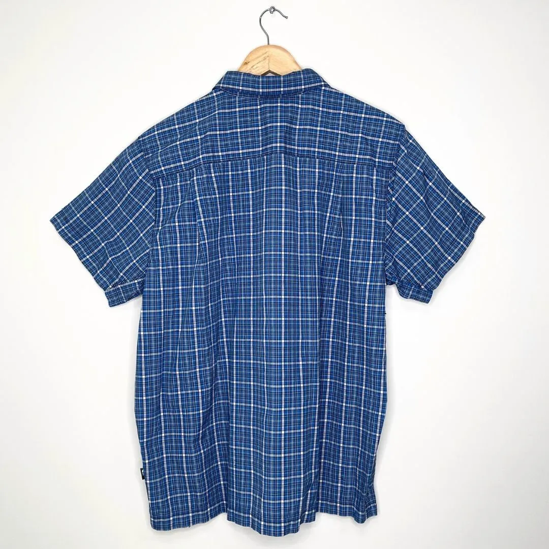 The North Face Blue Check Shirt - VintageVera