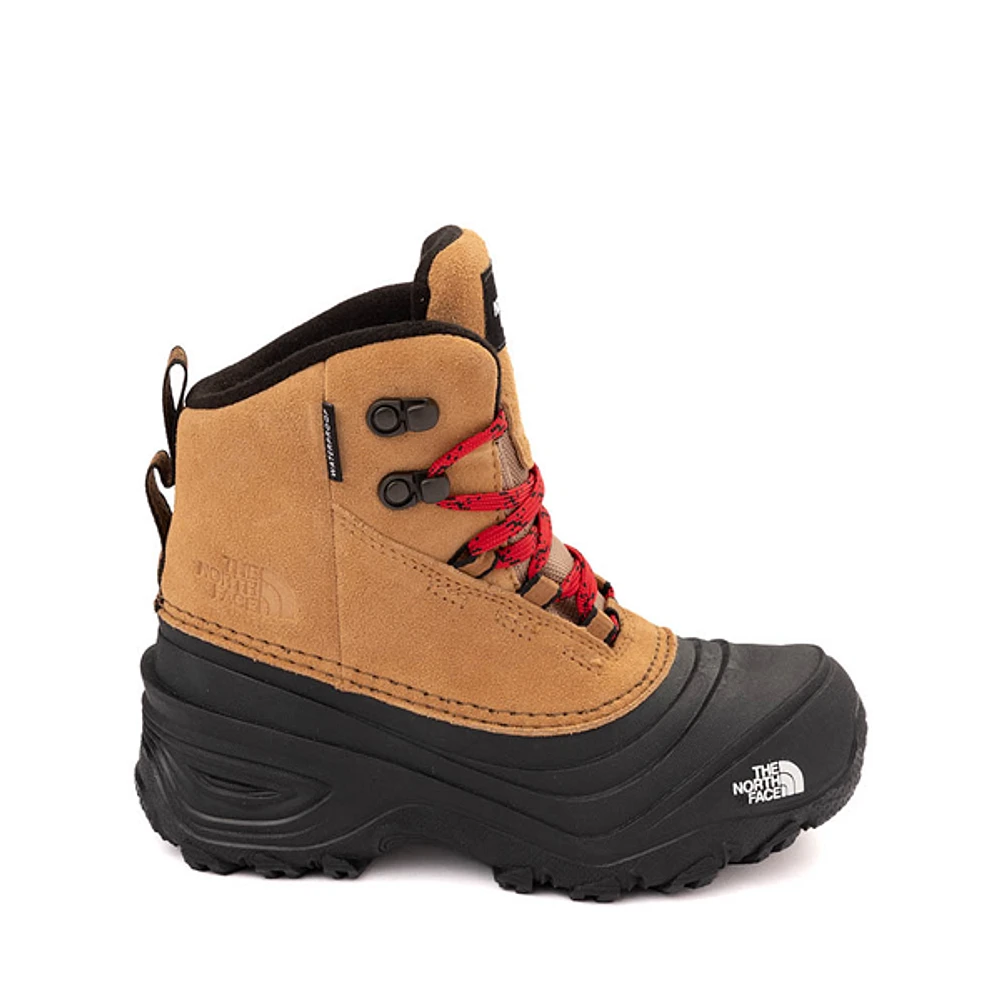 The North Face Chilkat V Lace Waterproof Boot - Toddler / Little Kid Big Almond Butter TNF Black