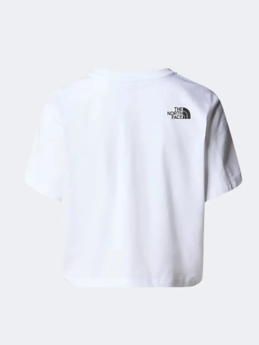 The North Face Cropped Easy Women Lifestyle T-Shirt White/Black