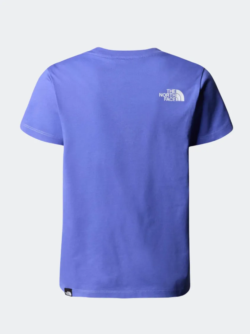 The North Face Easy Boys Lifestyle T-Shirt Dopamine Blue