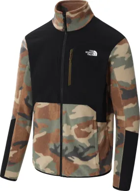 The North Face Men's Glacier Pro Full-Zip Fleece Kelp Tan TNF Camo Print/TNF Black | Buy The North Face Men's Glacier 