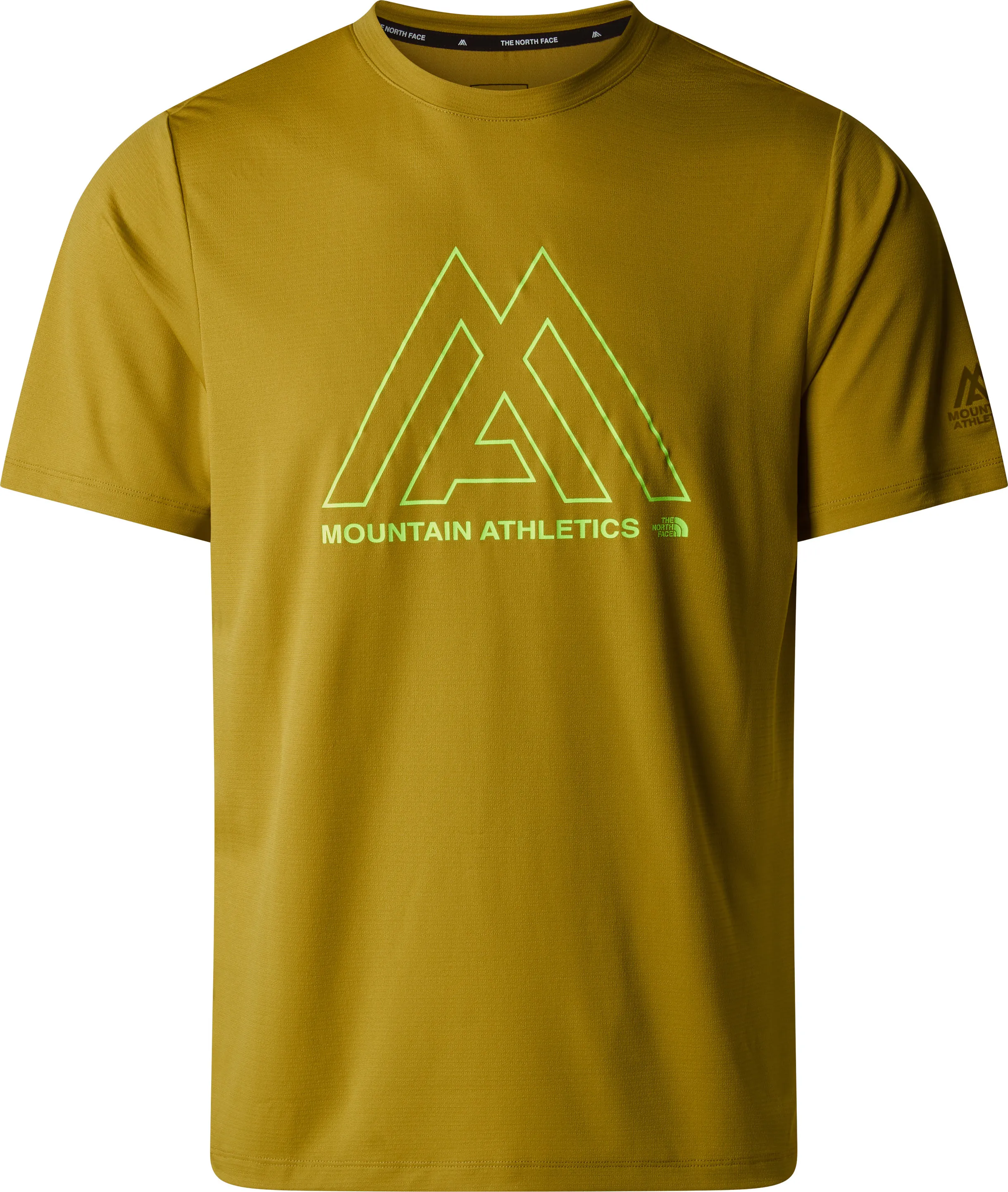 The North Face Men's Mountain Athletics 24/7 T-Shirt Amber Green | Buy The North Face Men's Mountain Athletics 24/7 T-