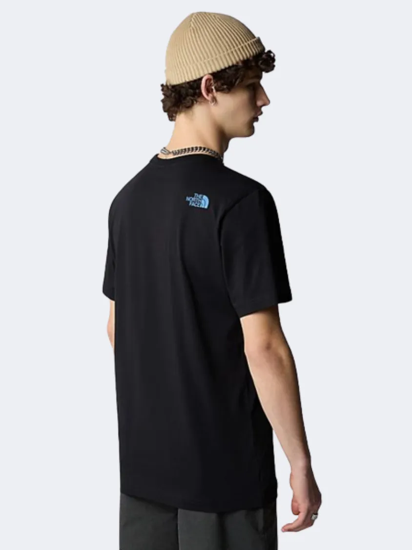 The North Face Mountain Line Men Lifestyle T-Shirt Black/Blue