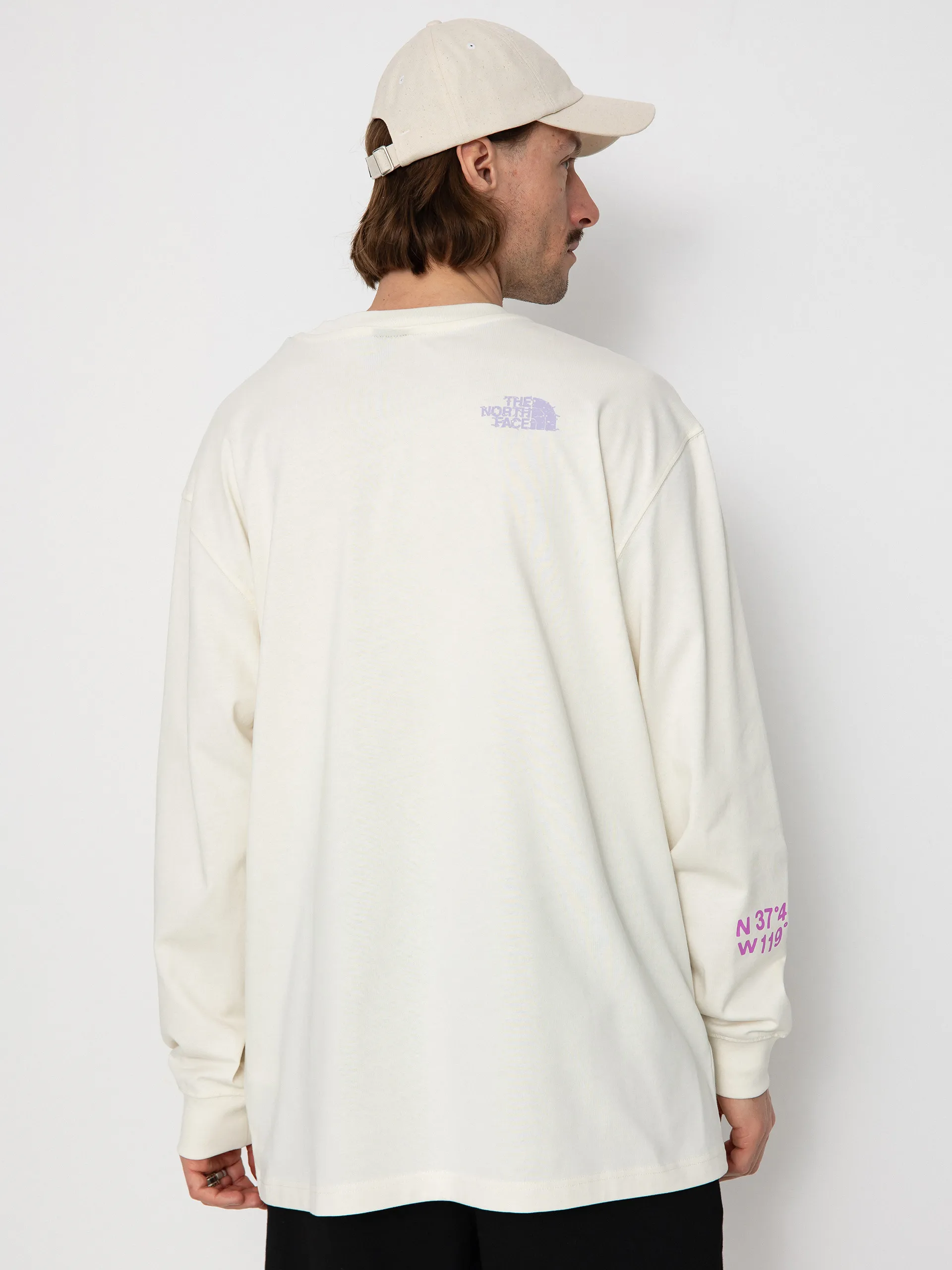 The North Face Nse Graphic Longsleeve (white dune)