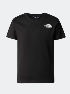 The North Face Redbox Back Box Graphic Boys Lifestyle T-Shirt Black/White/Grey