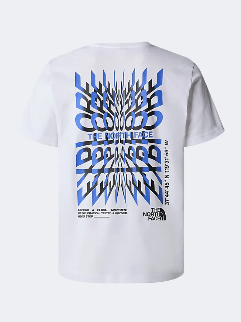 The North Face Ss24 Coordinates Men Lifestyle T-Shirt White/Blue