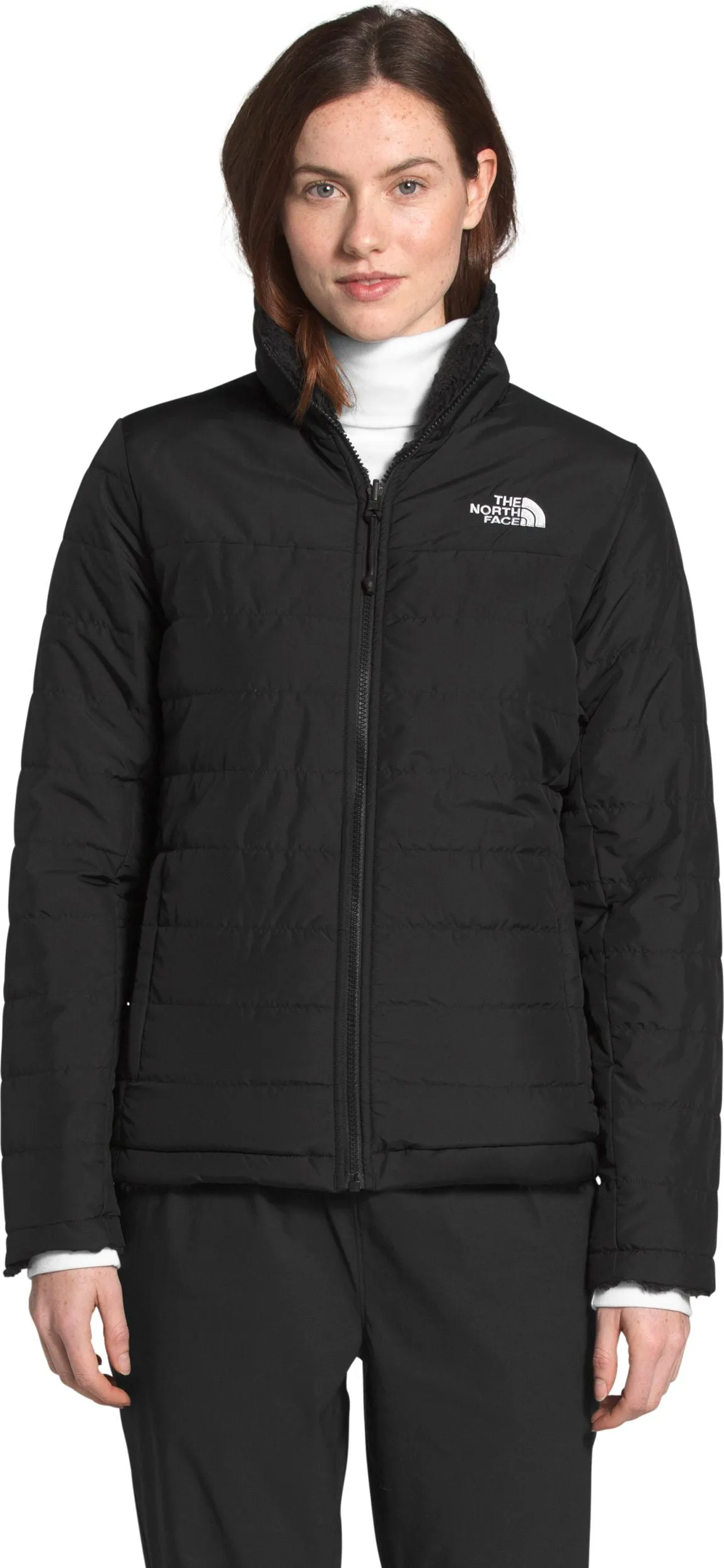 The North Face Women's Mossbud Insulated Reversible Jacket TNF Black