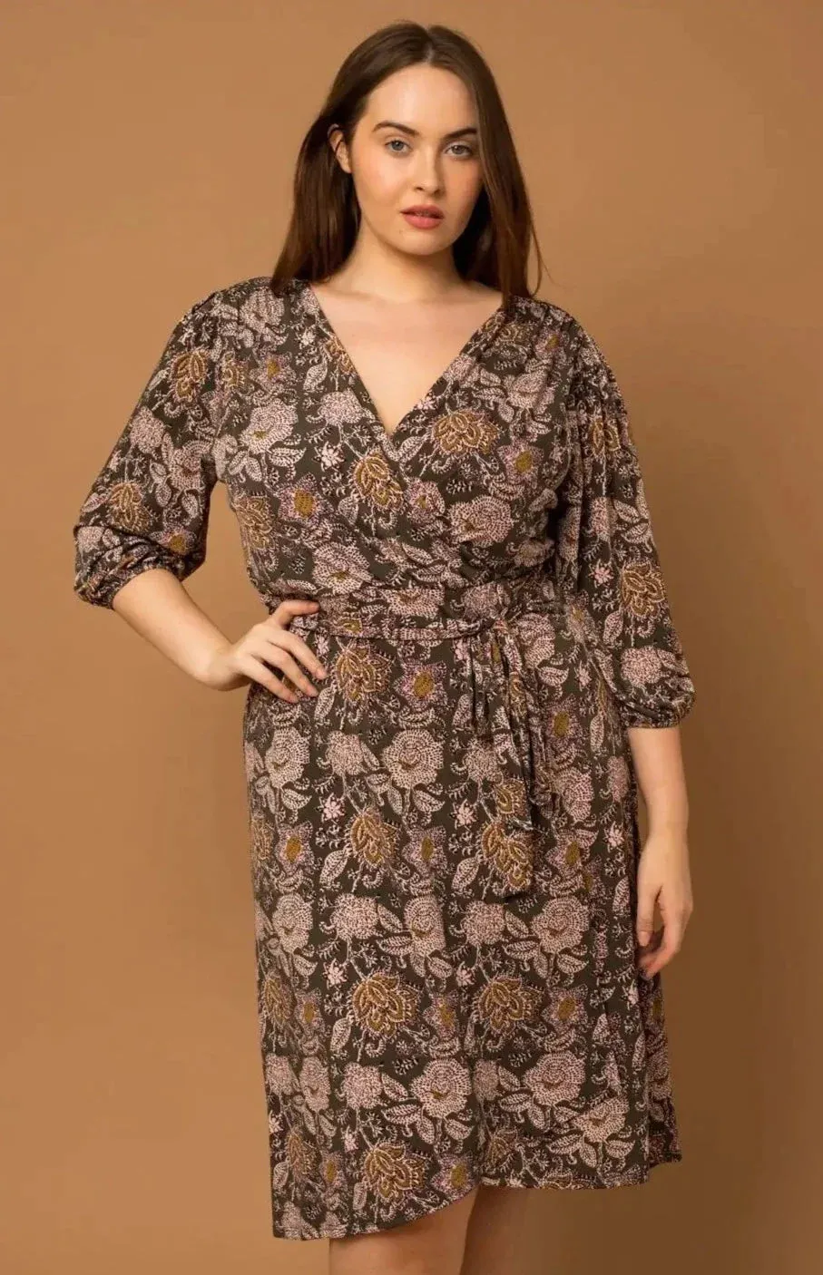 The Olivia Wrap Dress - PLUS