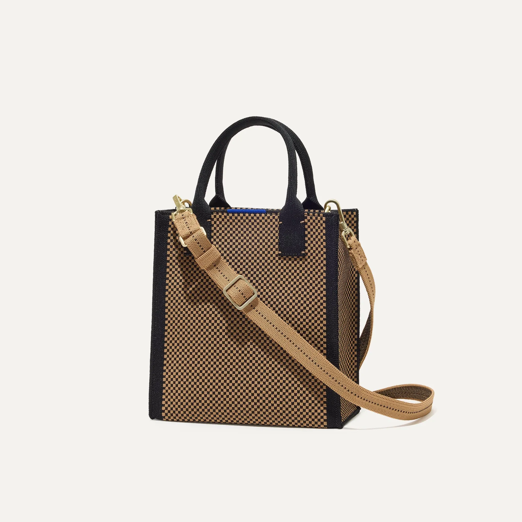 The Petite Classic Tote in Wren Micro Check