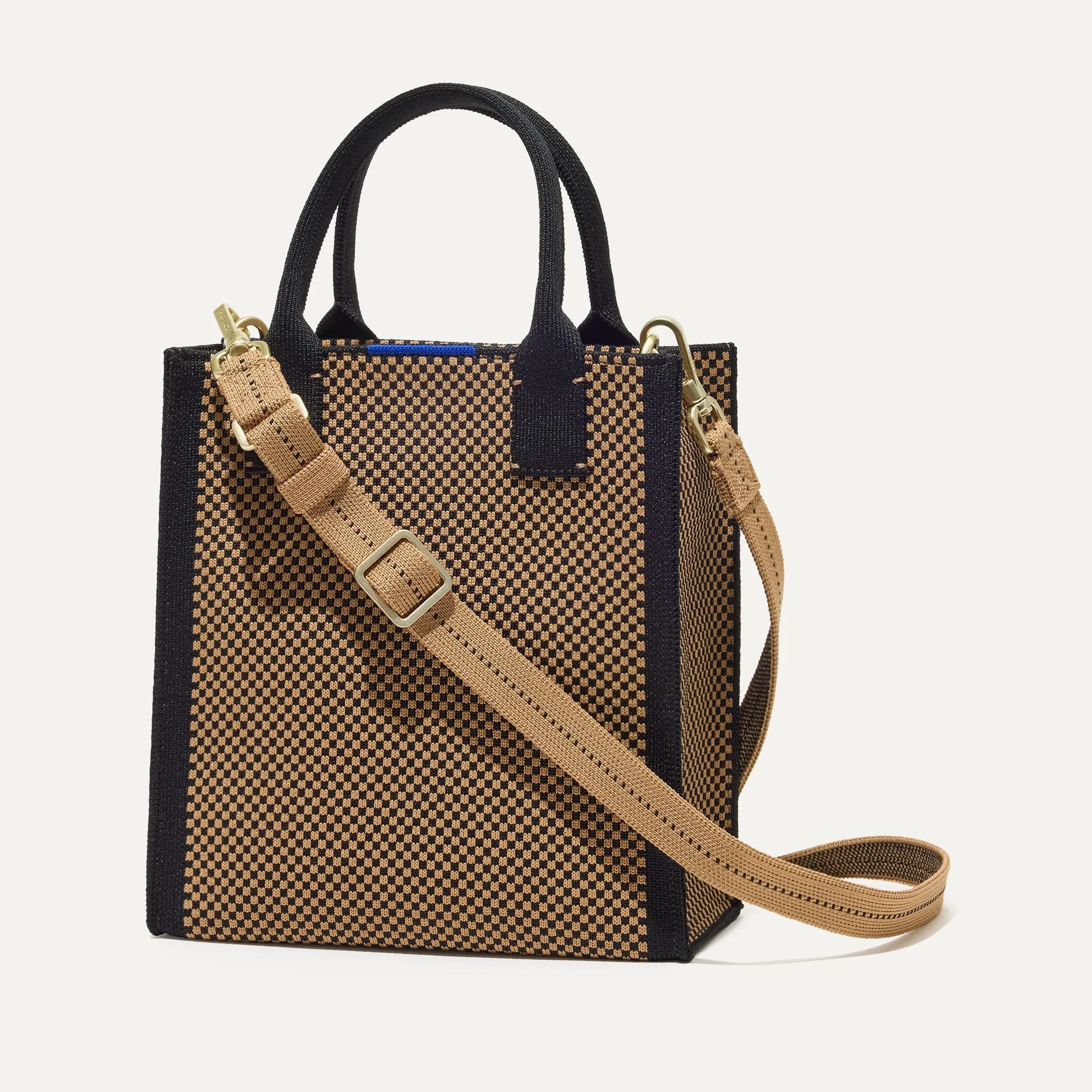 The Petite Classic Tote in Wren Micro Check