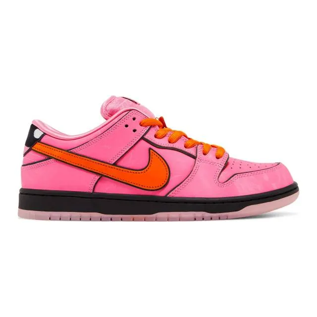 The powerpuff girls x nike dunk low pro sb qs (blossom/ lotus pink/ digital pink/ medium soft pink)