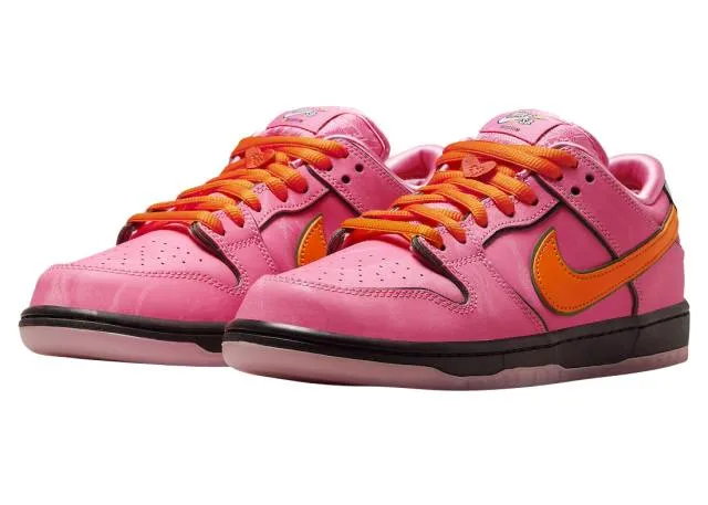 The powerpuff girls x nike sb dunk low blossom