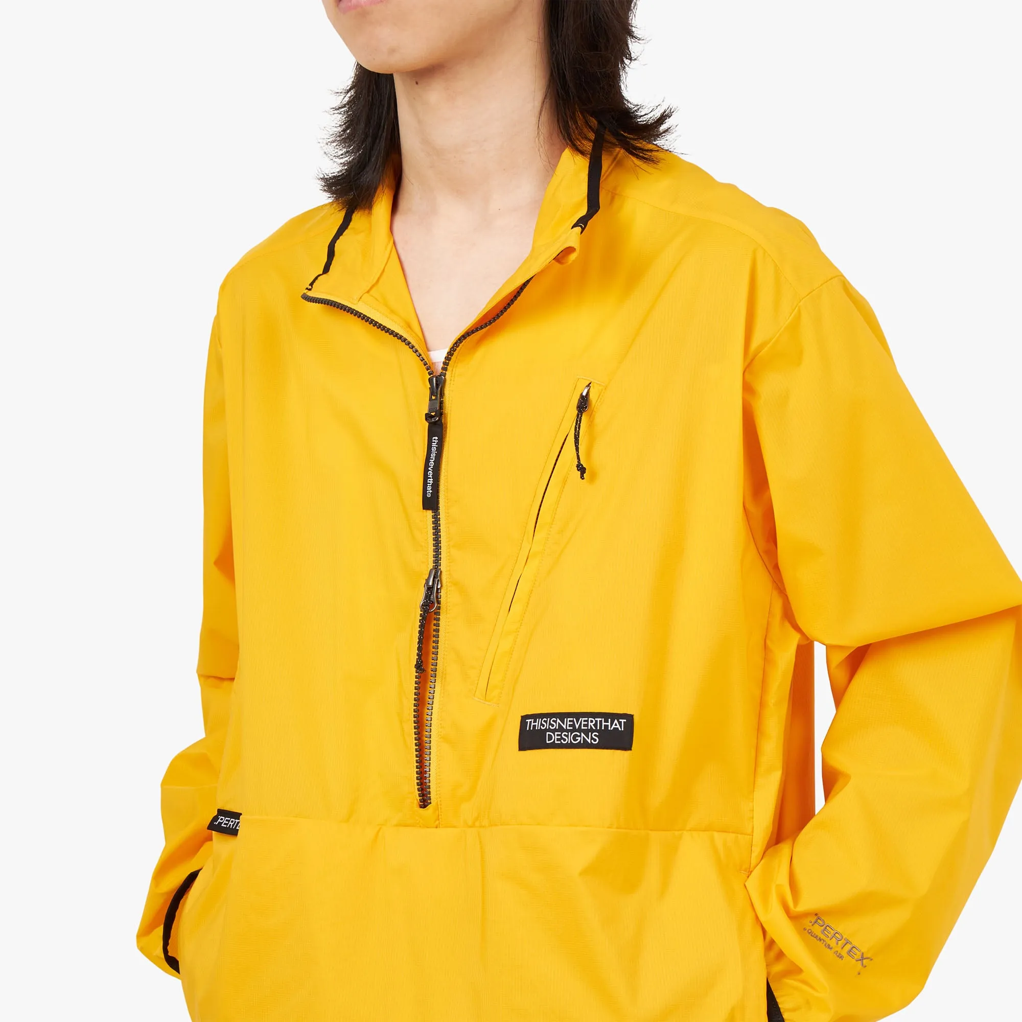 thisisneverthat PERTEX Half Zip Pullover / Yellow